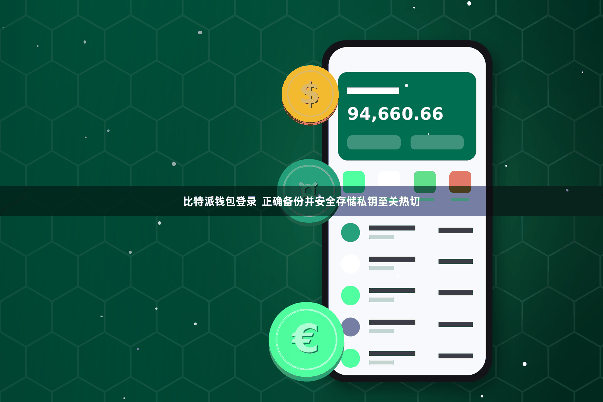 比特派钱包登录  正确备份并安全存储私钥至关热切